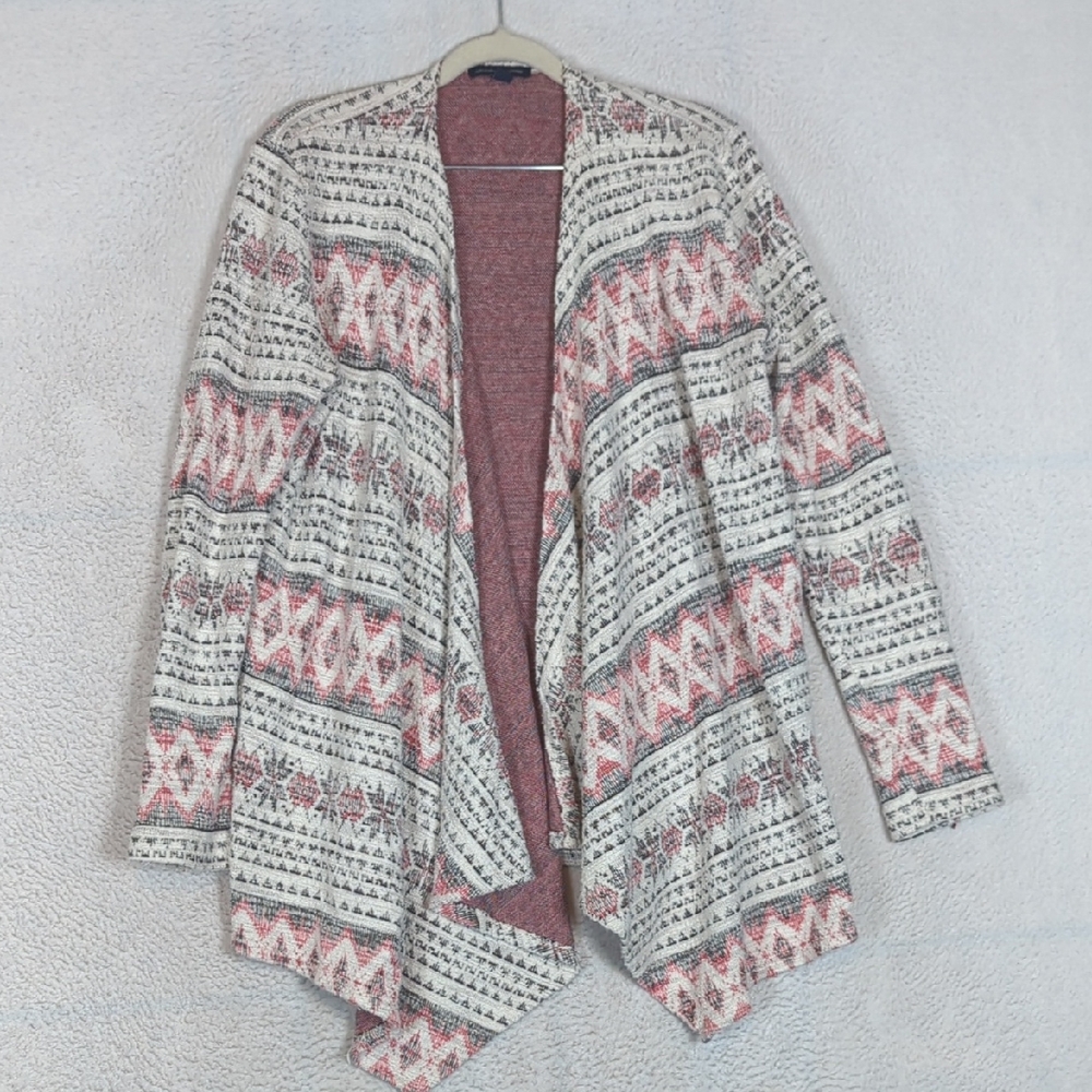 American Eagle Women's Western Asymmetrical Cardigan Size M